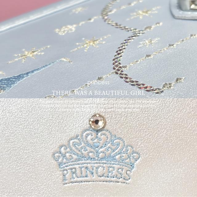 お姫様 ランドセル かわいい 2027年モデル フィットちゃん × ラヴニール プリンセスモデル 日本製 人気 女の子 シンデレラ 雪 ハート お城 馬車 キラキラ スパンコール_2