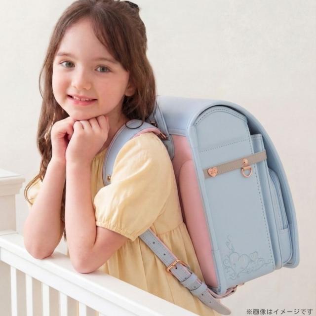 ランドセル 女の子 クロスター ユニファード 日本製 クラリーノ 軽量 刺繍 ハート CR64262 反射 ピンクゴールド 金具 ワンタッチロック 6年間保証 A4対応 かわいい おしゃれ ライラック パープル ピンク ブルー 水色 パステルカラー 国産 大容量 軽い 入学 小学生 2027_16