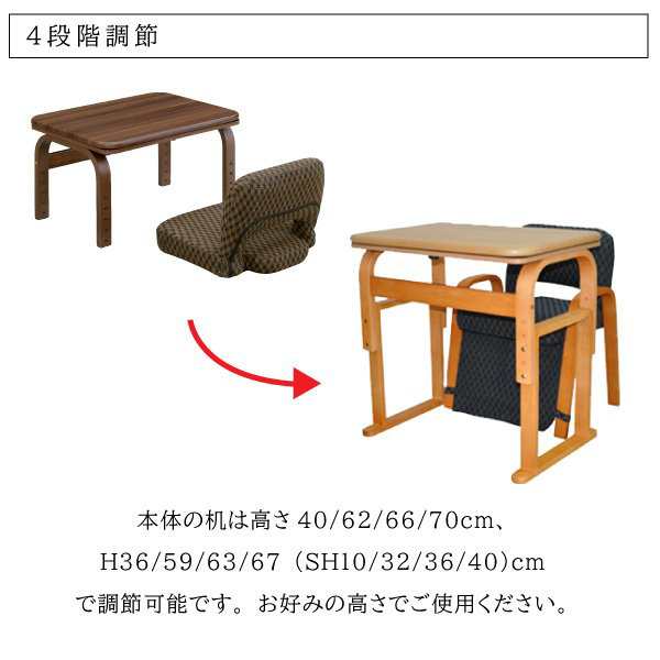 一人用 コタツテーブル 3点セット 椅子付き 在宅勤務 掛け布団 高さ