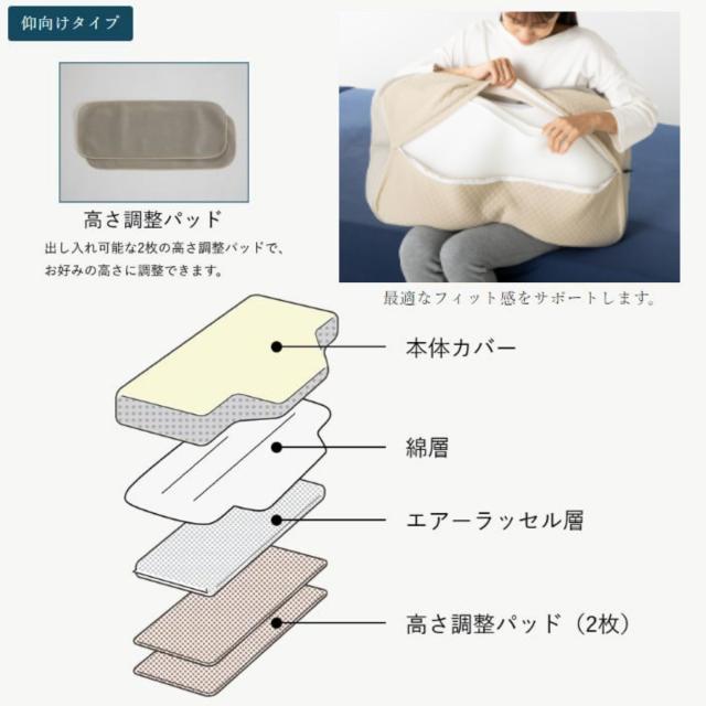 パラマウントベッド アクティブスリープ 枕 仰向け 横向き Active