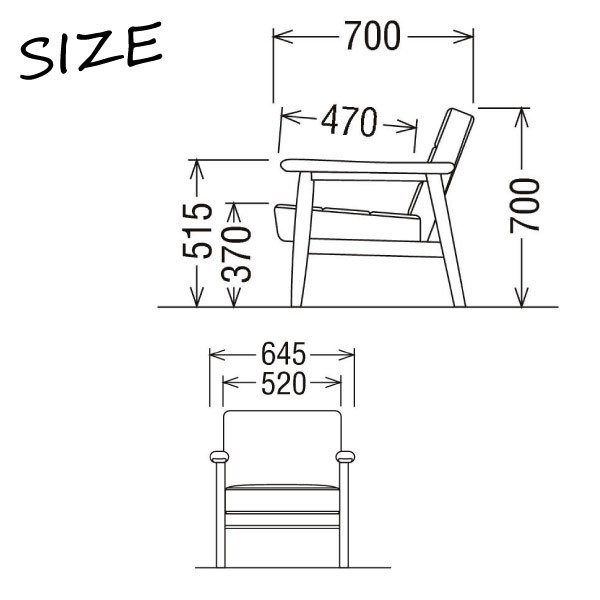 カリモク カリモク家具 karimoku 1Pソファ 肘掛椅子 WS1120BW 黒