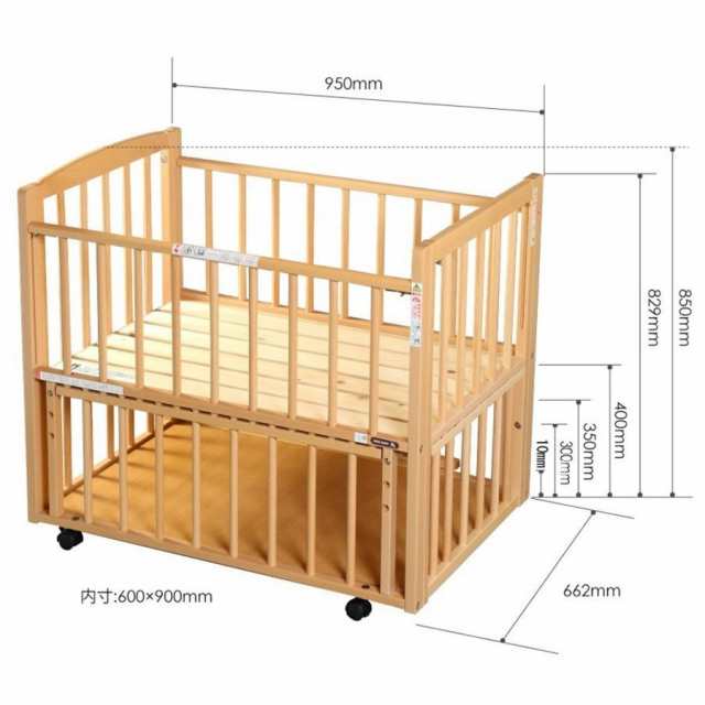 ベビーベッド ミニサイズ サワベビー L型プチベリー 澤田工業 添い寝 日本製 ベビーベット コンパクト ミニベッド ホワイト ナチュラルの通販はau Pay マーケット コモドカーサ