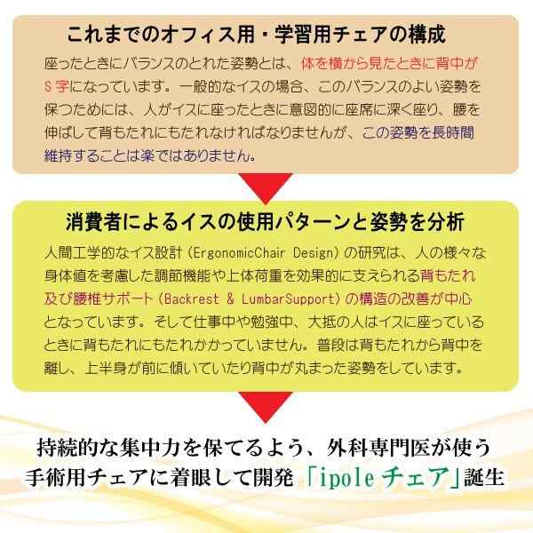 オフィスチェア iPole5 アイポール ファイブ 椅子 ドラマで話題 ワークチェア 前傾姿勢 パソコンチェア 腰痛 肩こり OAチェア  ウリドゥルチェア