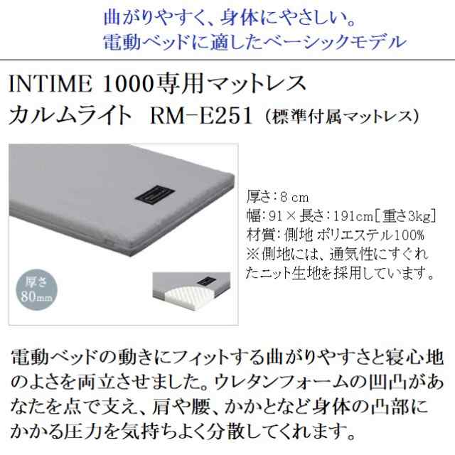 パラマウントベッド セミシングル インタイム1000 スクエアタイプ