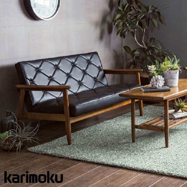 カリモク カリモク家具 karimoku ソファ 長椅子 WS1123BW 合皮