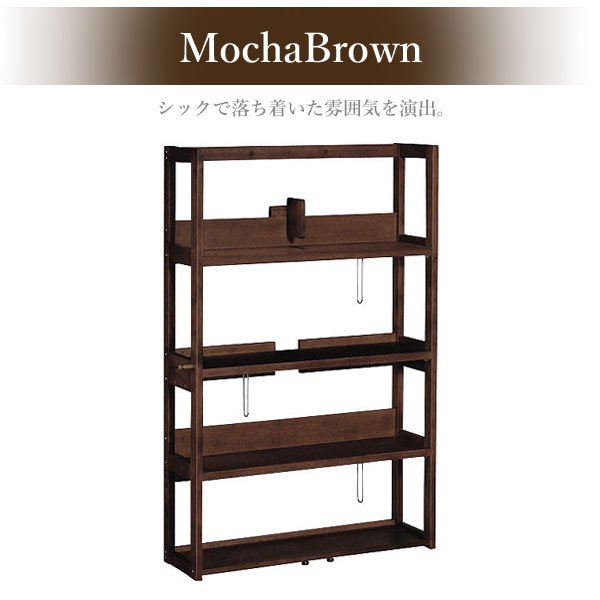 カリモク カリモク家具 karimoku 正規品 ボナシェルタ Bouna scelta 書棚 オープン ブックシェルフ ラック 本棚 QT3075 デスク90cm用 オーク 天然木_11