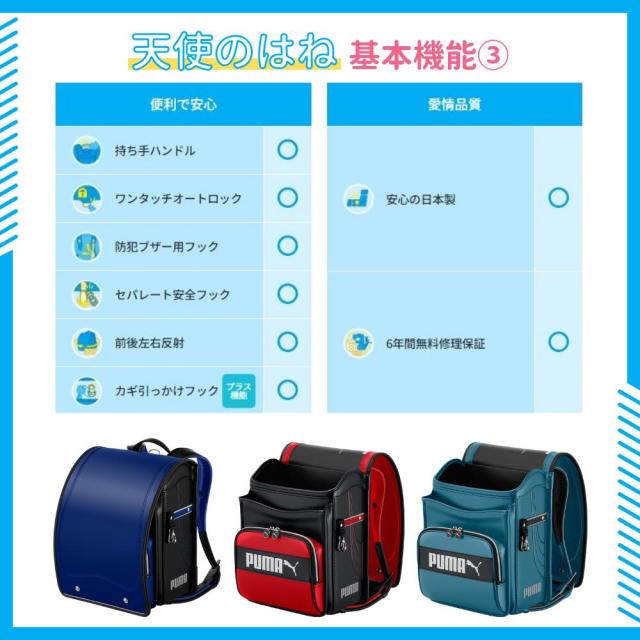 ランドセル 天使のはね プーマ スピードスター PUMA PB23-3 セイバン