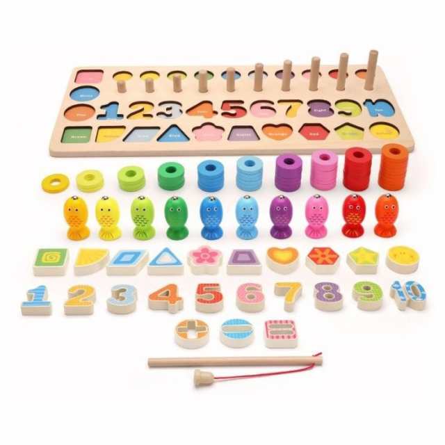 積み木 おもちゃ パズル木製 知育玩具 赤ちゃん 0歳 1歳 2歳 3歳 誕生日プレゼント プレゼント はめ込み 形合わせ 数字 学習 発育の通販はau Pay マーケット Murasaki