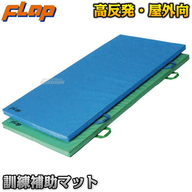 訓練用補助マット 幅90cm×長さ180cm×厚さ5cm ブルー/グリーン