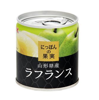 【白ざら糖使用】【山形県産】にっぽんの果実　国産ラフランスＥＯ缶詰Ｘ２４個