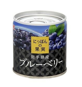 【白ざら糖使用】【岩手県産】にっぽんの果実　国産ブルーベリーＥＯ缶詰Ｘ２４個の通販はフルーツ