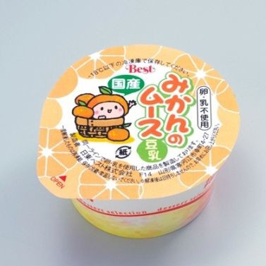 学校給食】【日東ベスト】【冷凍食品】【学校給食】国産みかんのムース（豆乳）Ｘ８０個の通販はau PAY マーケット - やまぐち開盛堂 | au  PAY マーケット－通販サイト