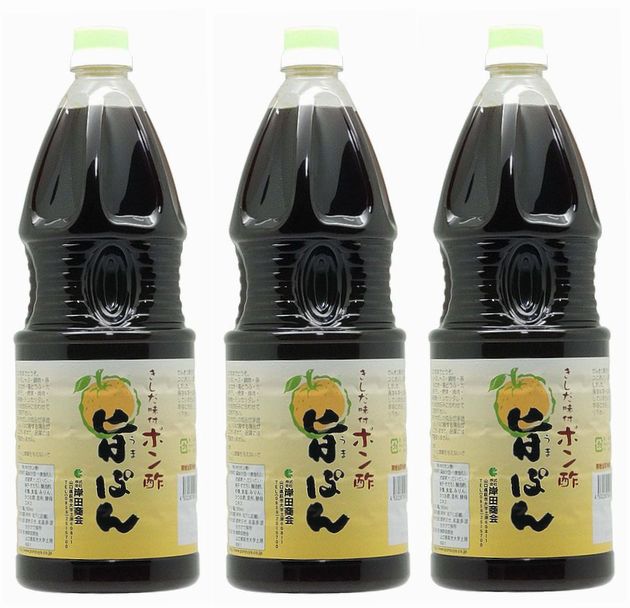 岸田ポン酢　味付ポン酢　旨ぽん　1800ｍｌＸ６本【山口県】【萩市土原】【岸田商会】【業務用】(10002083)