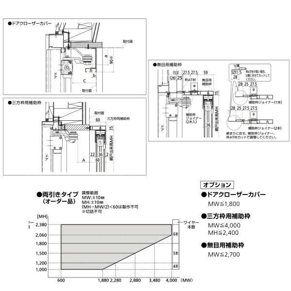 お1人様1点限り 横引き収納網戸 フラットタイプ Xma 両引き 幅mw2601 2800 高さmh1401 1600mm Ykkap 玄関網戸 勝手口網戸 マンション アパート リフォーム 後付け用 網戸 Diy 建材屋 配送員設置送料無料 Lanmexx Com