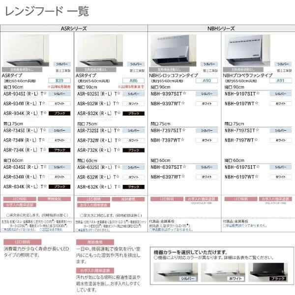 システムキッチン リクシル シエラS 壁付I型 開き扉プラン ウォール