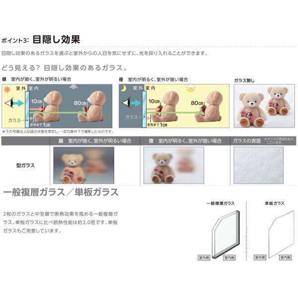 二重窓 内窓 インプラス リクシル 開き窓 単板透明5mmガラス W270〜500