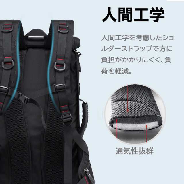 送料無料 リュックサックメンズ バッグメンズ 大容量 3WAY 40L 防水 ...