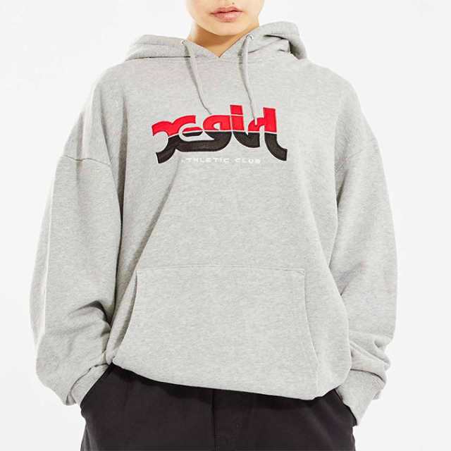 X-girl エックスガール 」 ATHLETIC LOGO SWEAT HOODIE X-girl
