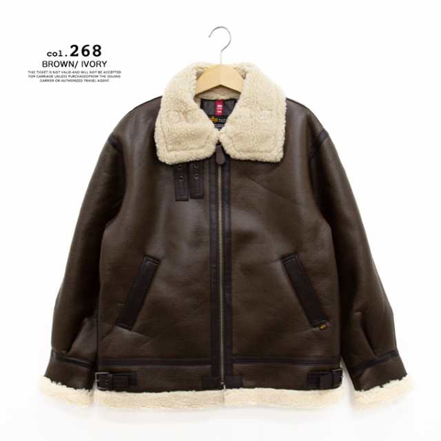 ALPHA INDUSTRIES アルファインダストリーズ 」 B-3 フェイクムートン