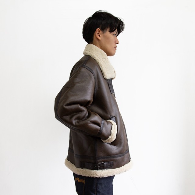 ALPHA INDUSTRIES アルファインダストリーズ 」 B-3 フェイクムートン ...