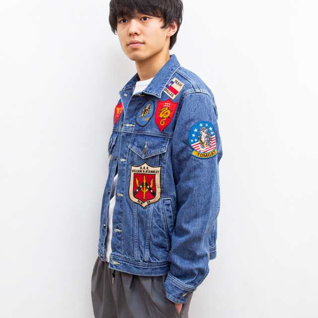 AVIREX アビレックス 】トップガン デニムジャケット TOP GUN DENIM