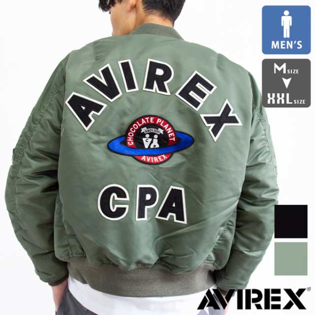 【SALE!!】「 AVIREX アビレックス 」 AVIREX × チョコレートプラネット AVIREX CPA MA-1 783-2252045 / MA-1 ミリタリー ジャケット ア