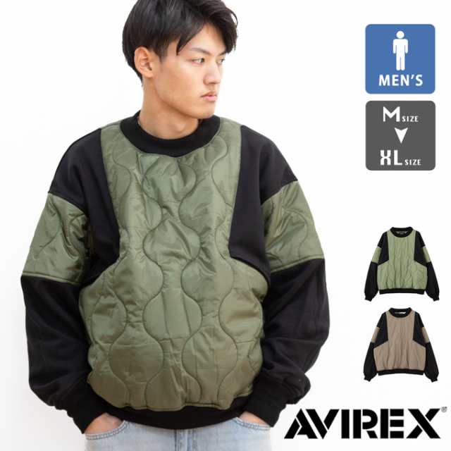 【SALE!!】 「 AVIREX アビレックス 」 AVIREX × EXPANSION コンビ クルー ジャケット COMBI CREW JACKET 7833252069 783-3252069 / avi