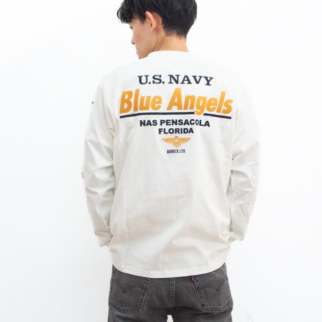 AVIREX アビレックス 長袖 Tシャツ エンブロイダリー ザ ブルーエンジェル LONG SLEEVE T-SHIRT EMBROIDERY THE BLUE ANGELS 783-4130010 7834130010 楽天市場】AVIREX アビレックス 長袖 Tシャツ エンブロイダリー