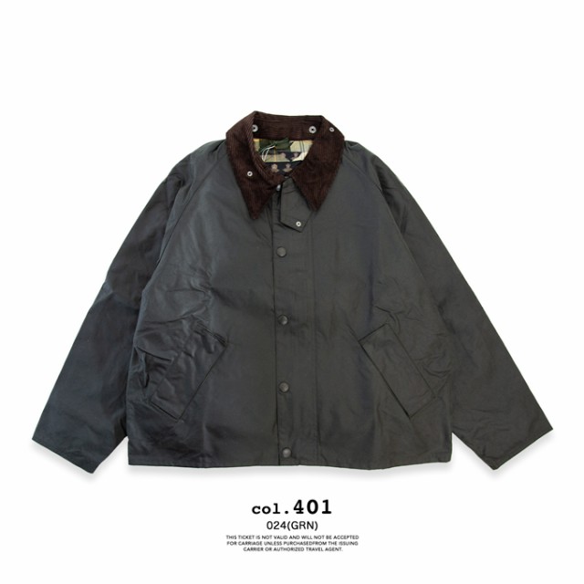 「 Barbour バブアー 」 TRANSPORT トランスポート ワックス コットン ショート 793-3955014 / 232MWX1678 / ジャケット アウター メンズ