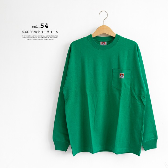 SALE!!】 「 BEN DAVIS ベンデイビス 」 BEN'S POCKET BIG L/S TEE