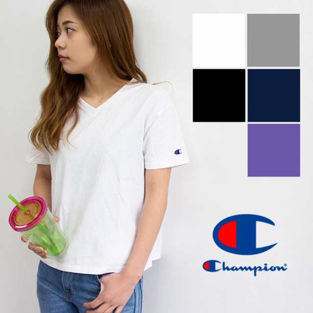 Champion チャンピオン ウィメンズ Vネック Tシャツ Cw M323 レディース トップス カットソー 無地 無地t Vネック Tシャツ Champiの通販はau Pay マーケット ジーンズステーション Jeans Station