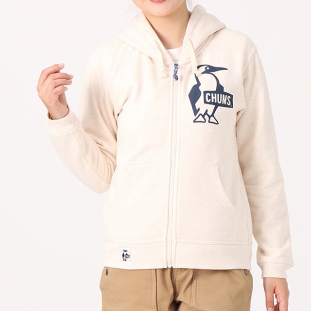 CHUMS チャムス 」 Booby Logo Zip Parka ブービーロゴジップパーカー