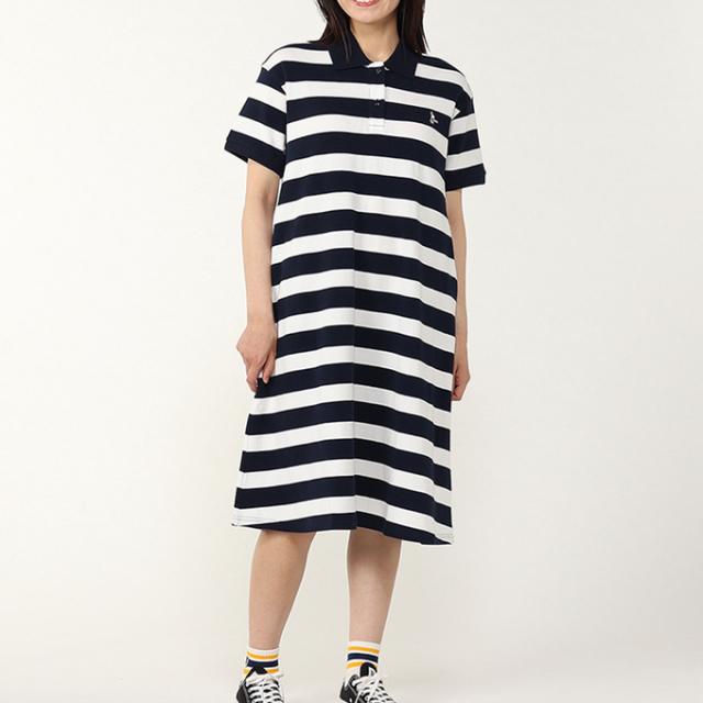 「 CHUMS チャムス 」 Booby Polo Dress ブービー ポロ ドレス CH18-1295 / レディース Ladys ワンピース ポロシャツ ポロワンピ 鹿の子 CHUMS チャムス 」 Booby Polo Dress ブービー ポロ ドレス CH18-1295