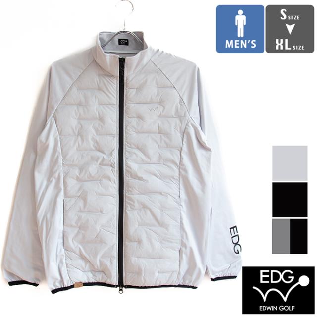 「 EDWIN GOLF エドウィンゴルフ 」 EDWIN GOLF ゴルフ ストレッチ キルトジャケット EDG508 メンズ MENS ジップアップ ジャケット ゴルフウエア