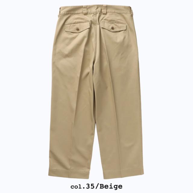 FIDELITY フィデリティ 2TUCK TWILL TROUSERS PANTS 2タック ツイル