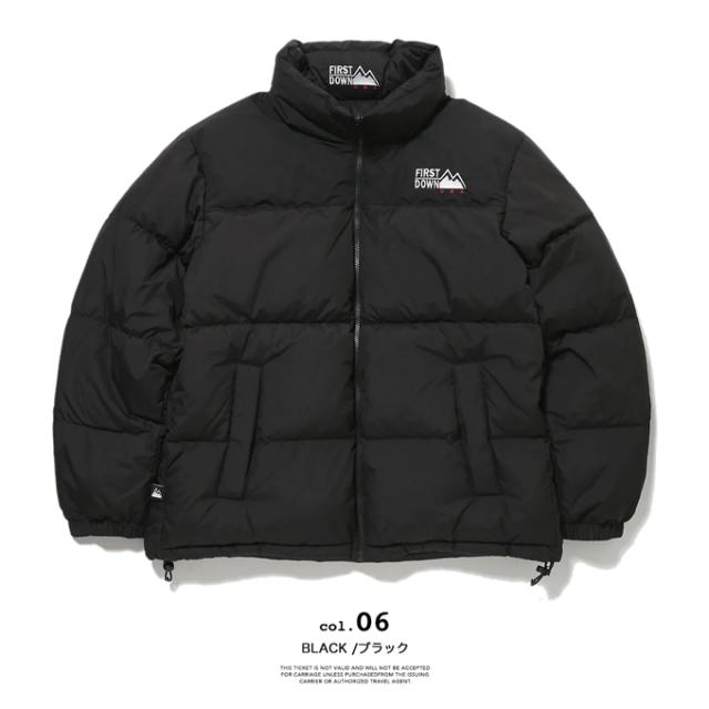 SALE セール ファーストダウン FIRST DOWN リバーシブル ダウンジャケット REVERSIBLE BUBBLE DOWN JACKET MICROFT F542001 ネオンイエロー/ブラック YELLOW 送料無料FIRST DOWN ファーストダウン ダウンジャケット メンズ