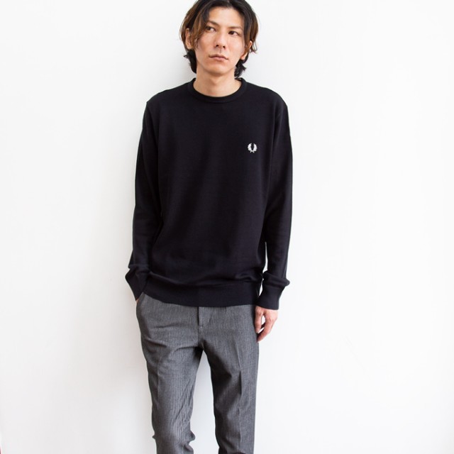 【 FRED PERRY フレッドペリー 】 CLASSIC CREW NECK JUMPER クラシック クルーネック ジャンパー K9601 /  フレッドペリー ニット セータ｜au PAY マーケット