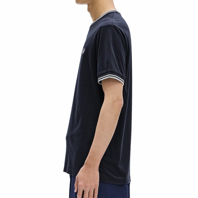 FRED PERRY フレッドペリー 」 クルーネック 半袖 Tシャツ Twin Tipped
