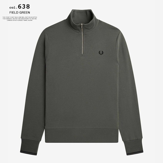 FRED PERRY フレッドペリー 」 Half Zip Sweatshirt ハーフジップ