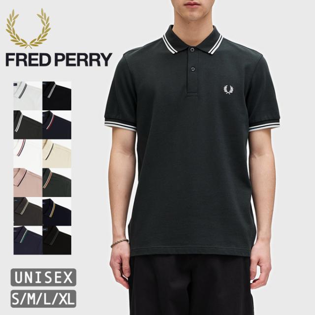 【クーポン対象外】 FRED PERRY フレッドペリー The Fred Perry Shirt ツインティップ S/S ポロシャツ M3600 / 半袖 襟ライン ワンポイント 鹿の子 メンズ レディース ユニセックス