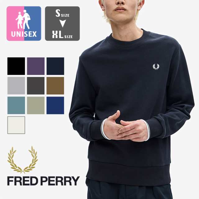 FRED PERRY フレッドペリー 」 Crew Neck Sweatshirt ワンポイント ...