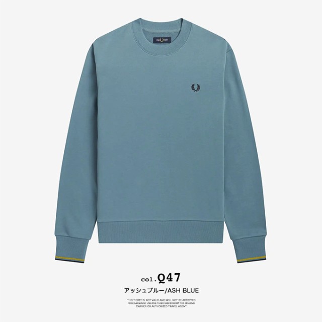 FRED PERRY フレッドペリー トレーナー スウェット ホワイト Sサイズ