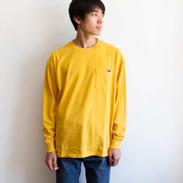 【 FRUIT OF THE LOOM フルーツオブザルーム 】製品染め ポケット付き L/S 長袖 Tシャツ 17863400 /  フルーツオブザルーム tシャツ フル