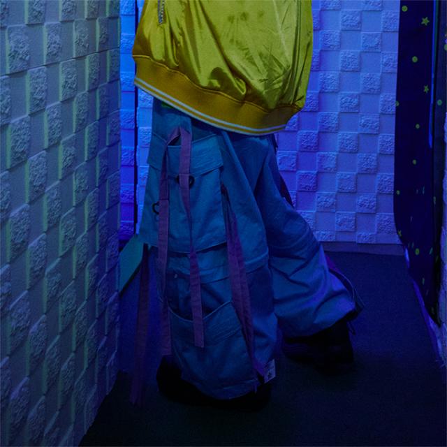 【SALE!!】「 GALFY ガルフィー 」 二代目カラフルテクノパンツ 131010 / GALFY ガルフィー カーゴパンツ デザインパンツ ロングパンツ ボトムス ストリート ダンス ヤンキー マイルドヤンキー ラッパー アウトロー メンズ レディース 23SPRING ※の通販は