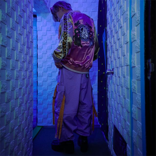 【SALE!!】「 GALFY ガルフィー 」 二代目カラフルテクノパンツ 131010 / GALFY ガルフィー カーゴパンツ デザインパンツ ロングパンツ ボトムス ストリート ダンス ヤンキー マイルドヤンキー ラッパー アウトロー メンズ レディース 23SPRING ※の通販は