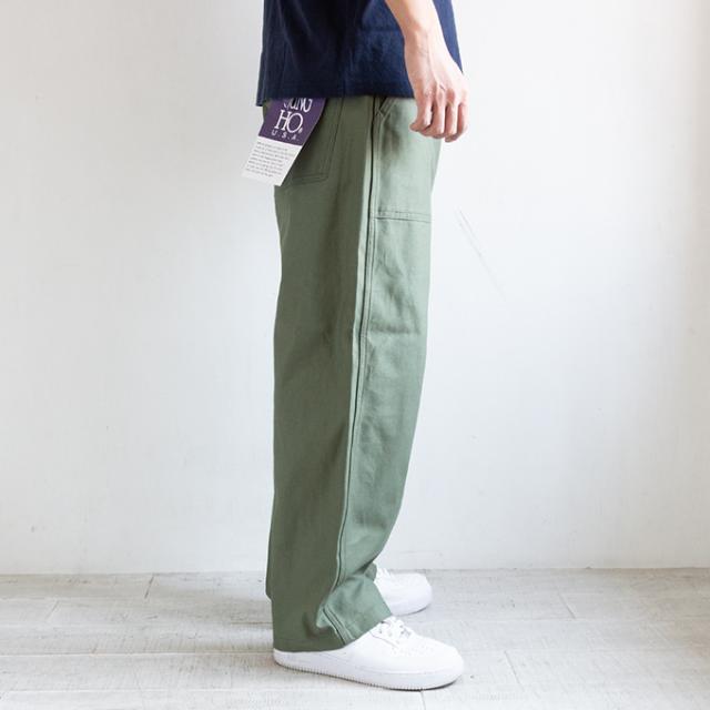 GUNG HO ガンホー 」 4POCKETS WIDE FATIGUE TROUSER BACK SATIN
