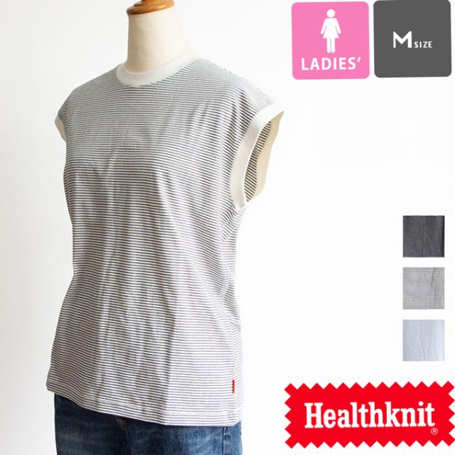 「 Healthknit ヘルスニット 」 Narrow Border Sleeveless ナローボーダー スリーブレス 51016 / レディース Ladys ノースリーブ クルーネックの通販は 5,390円