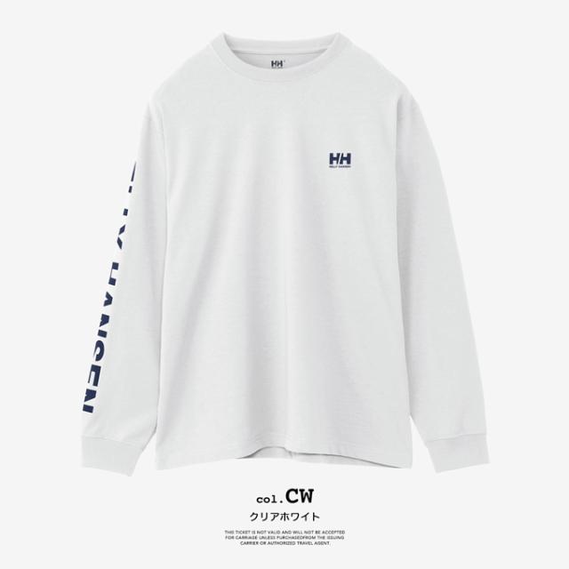 HELLY HANSEN ヘリーハンセン 」 L/S Letter Tee ロングスリーブ