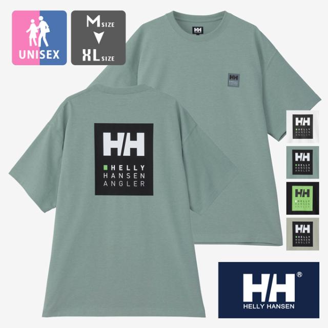 【SALE!!】 「 HELLY HANSEN ヘリーハンセン 」 S/S HHAngler Logo Tee ショートスリーブ HHアングラー ロゴ ティー HH62428 / Tシャツ 半袖 丸首 クルーネック メンズ レディース ユニセックスの通販は