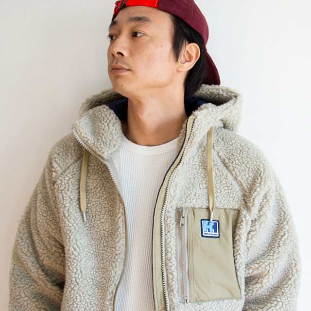 【SALE!!】【 HELLY HANSEN ヘリーハンセン 】 FIBERPILE THERMO HOODIE ファイバー パイル サーモ  フーディー HOE51964 / ボア フリース